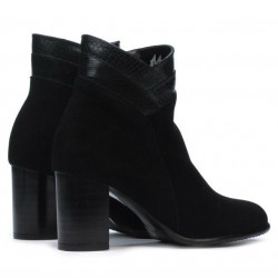 Damenstiefel 1167 schwarz Antilope