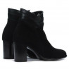Damenstiefel 1167 schwarz Antilope