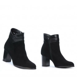 Damenstiefel 1167 schwarz Antilope
