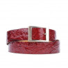 Damengürtel 02m Crepe Lack bordeaux