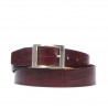 Damen Gürtel 02m Kroko Weinrot