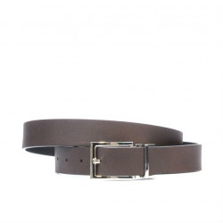 Damen Gürtel 02m zweifarbig schwarz+kaffee
