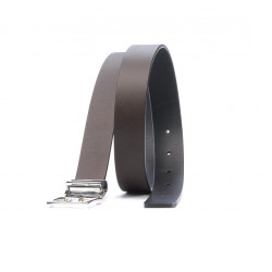 Damen Gürtel 02m zweifarbig schwarz+kaffee