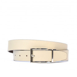 Gürtel Damen 02m zweifarbig cs a braun+beige