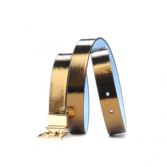Damen Gürtel 02m zweifarbig cs kupfer+blau Damen Gürtel 02m zweifarbig cs kupfer+blau