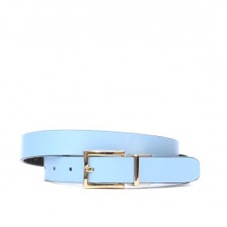 Damen Gürtel 02m zweifarbig cs kupfer+blau