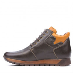 Herrenstiefel 495 Kaffee+Braun