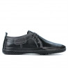 Herrenmokassins 865s schwarz+grau
