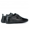 Herrenmokassins 865s schwarz+grau