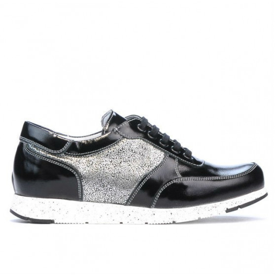 Damensneaker 682 schwarze Lackkombination Damensneaker 682 schwarze Lackkombination