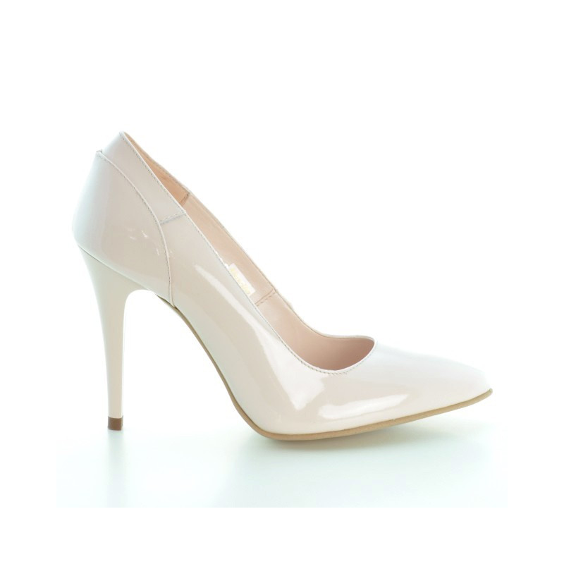 Damen elegante Schuhe 1230 hellrosa Lack