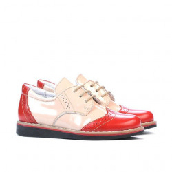 Kleinkindschuhe 60c Lack rot+beige