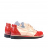 Kleinkindschuhe 60c Lack rot+beige