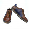 Herren-Sneaker 849 Braun+Indigo