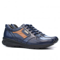 Herrensneaker 827 indigo+braun