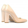 Elegante Damenschuhe 1261 Lack Elfenbein