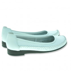 Damen-Ballerinas 190 weiß