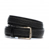 Herrengürtel 16b Schwarz + Biz Schwarz
