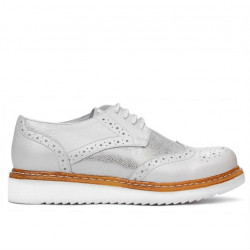 Damen Freizeitschuhe 663-1 Perlmutt weiß kombiniert