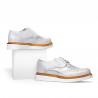 Damen Freizeitschuhe 663-1 Perlmutt weiß kombiniert