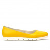 Damen-Ballerinas 677-1 Gelb