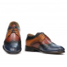 Casual / elegante Herrenschuhe 874 Indigo+Braun