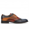 Casual / elegante Herrenschuhe 874 Indigo+Braun