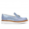 Damen Freizeitschuhe 659 perlmutt blau kombiniert
