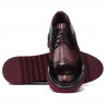 Herren Freizeitschuhe 831 Lack Bordeaux kombiniert