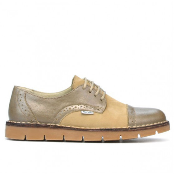Damen-Casual-Schuhe 7001-1 Sand kombiniert Damen-Casual-Schuhe 7001-1 Sand kombiniert