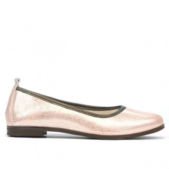 Damen-Ballerinas 687 Puder-Perlmutt