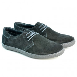 Herren Freizeitschuhe 774 schwarz Velours