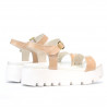 Damen Sandalen 5034 Lack Nude