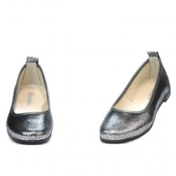 Damen-Ballerinas 687 Perlmutt-Silber