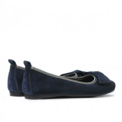 Damen-Ballerinas 638 Indigovelours