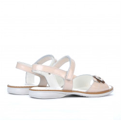 Kindersandalen 524 Lack Nude