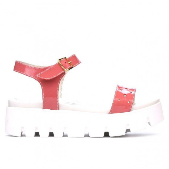 Damen-Sandalen 5034 Lack Rosa