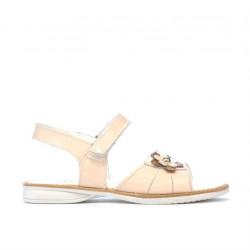 Kleinkinder Sandalen 55c Lack Nude