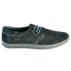 Herren Freizeitschuhe 774 schwarz Velours