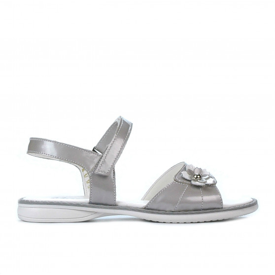 Kindersandalen 524 Lack Grau Kindersandalen 524 Lack Grau