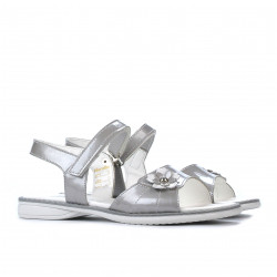 Kindersandalen 524 Lack Grau