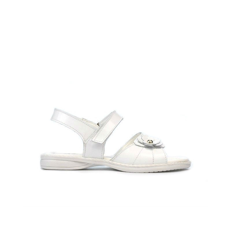 Kleinkinder Sandalen 55c Lack Weiß