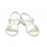 Kleinkinder Sandalen 55c Lack Weiß
