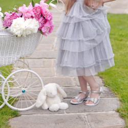 Kindersandalen 524 Lack Grau
