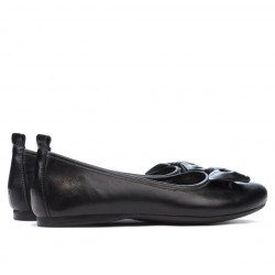 Damen-Ballerinas 638 Schwarz
