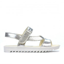 Kindersandalen 525 silberfarben