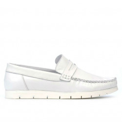 Damenmokassins 692 weiß