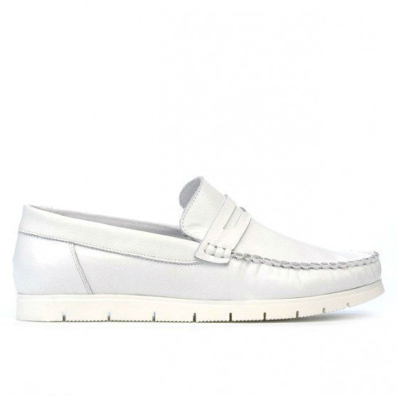 Damenmokassins 692 weiß