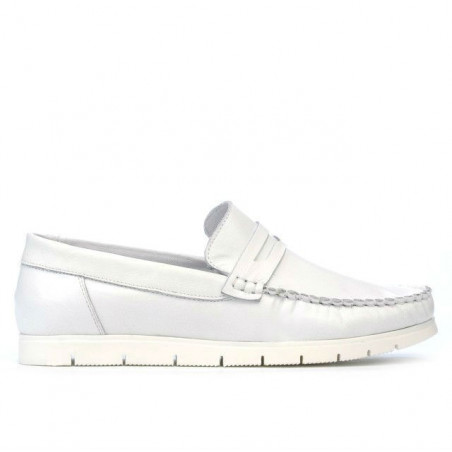Damenmokassins 692 weiß