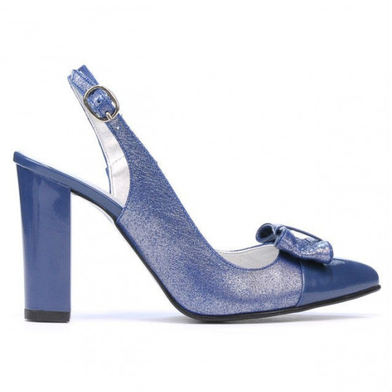 Damen-Sandalen 1267 kombiniert blau Lack Damen-Sandalen 1267 kombiniert blau Lack